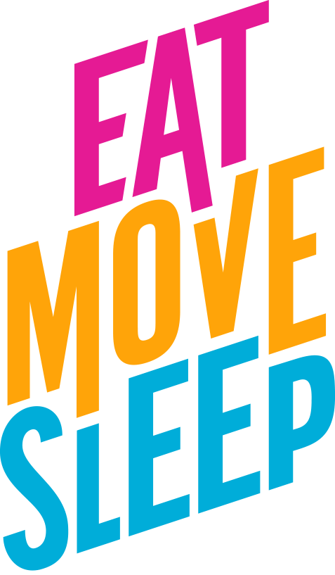 Eat move sleep logotype