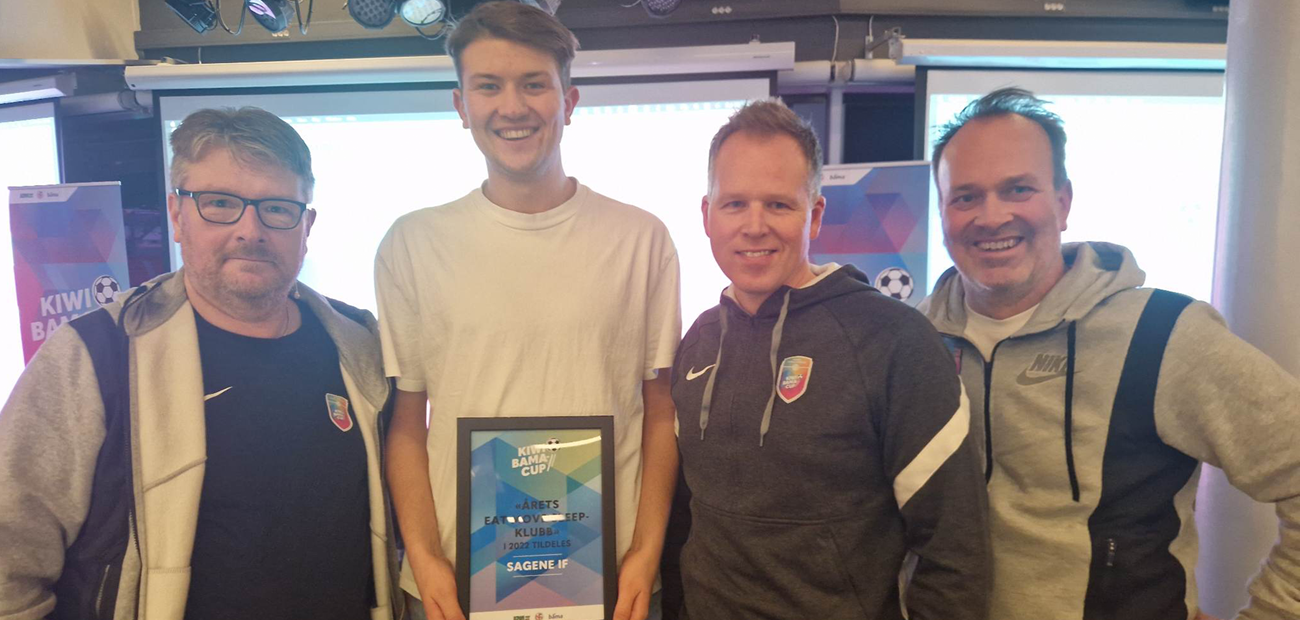 Sagene IL er «Årets Eat Move Sleep-klubb» i 2022 