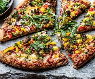Grønn pizza