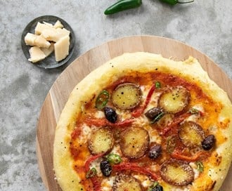 Potetpizza