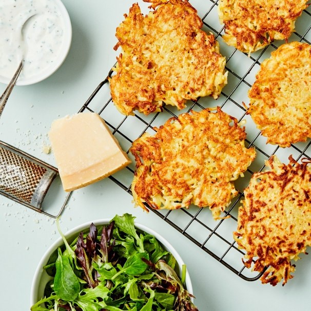 Røstipoteter med parmesan