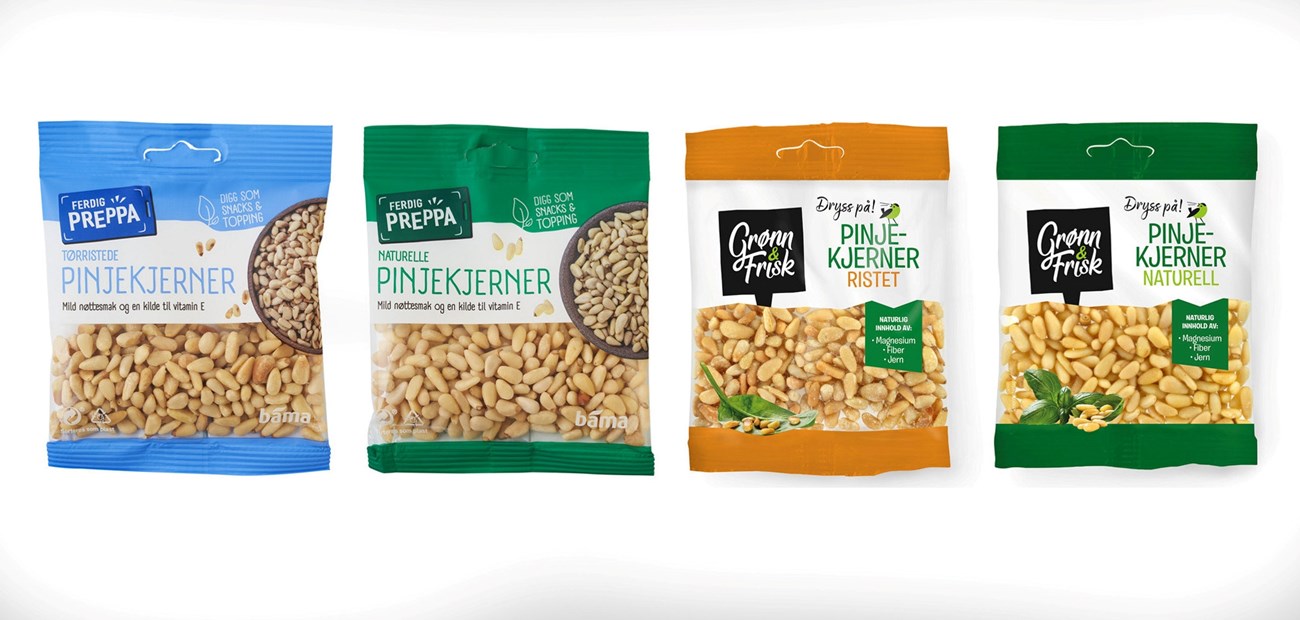 BAMA tilbakekaller pinjekjerner