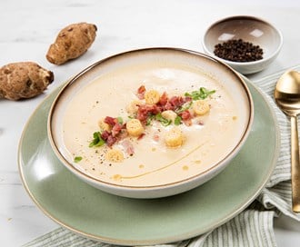 Kremet jordskokksuppe