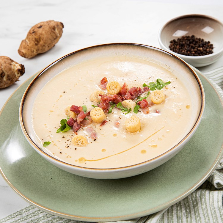 Kremet jordskokksuppe