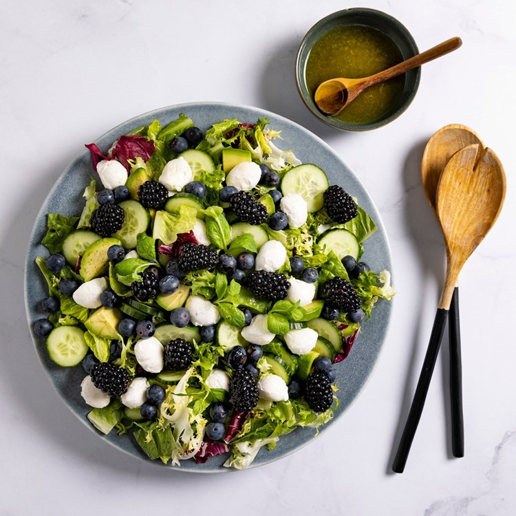 Bærsalat med Romano Mix