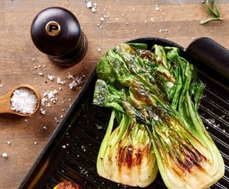 Grillet pak choy