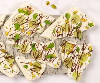 Yoghurtbark med grønne druer