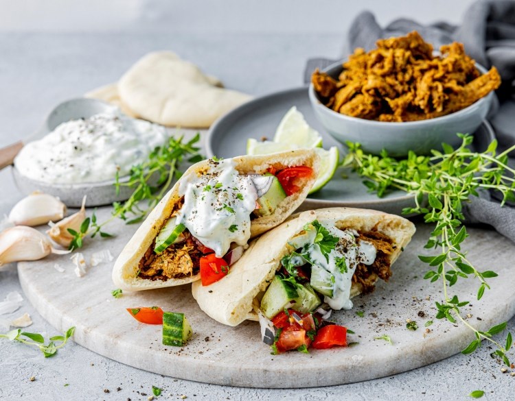 Vegetariske gyros 