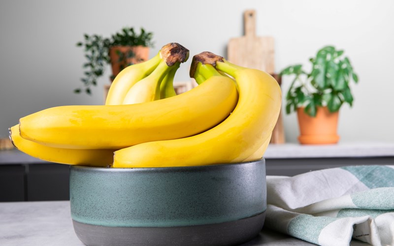 Bananen gir deg helsefordeler!
