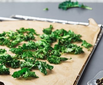 Grønnkålchips