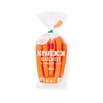 Snacksgulrøtter