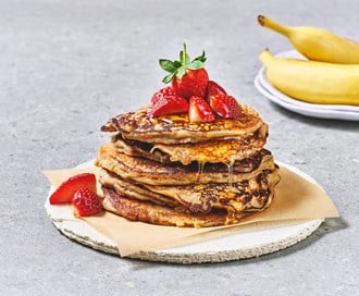 Grove bananpannekaker