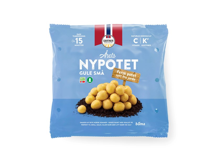 Små nypoteter gule